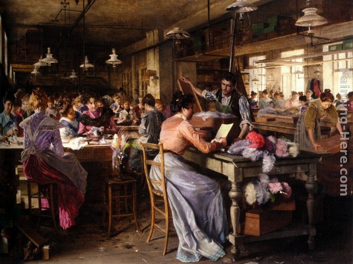 Johann Hamza Die Putzmacherinnen